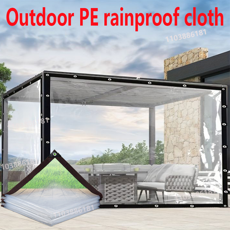 Outdoor Camping Dog Fence - Lona exterior transparente 0.18mm pe à