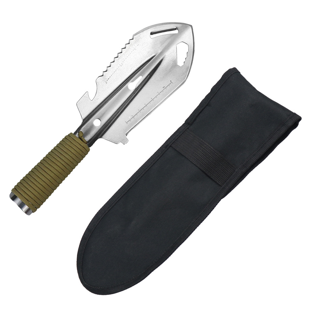 Outdoor Camping Essential Gear - Pá Multifuncional para Engenheiros, Pá Portátil