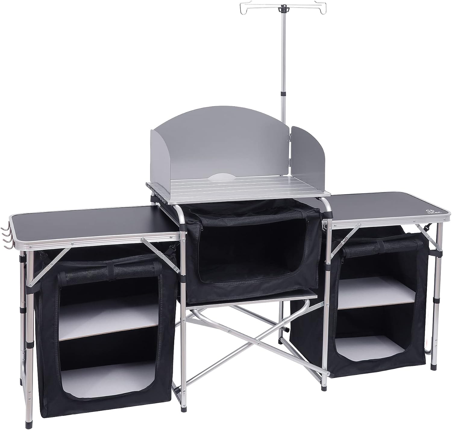 Outdoor Camping Cooking Table - Mesa de Cozinha Dobrável para Camping,