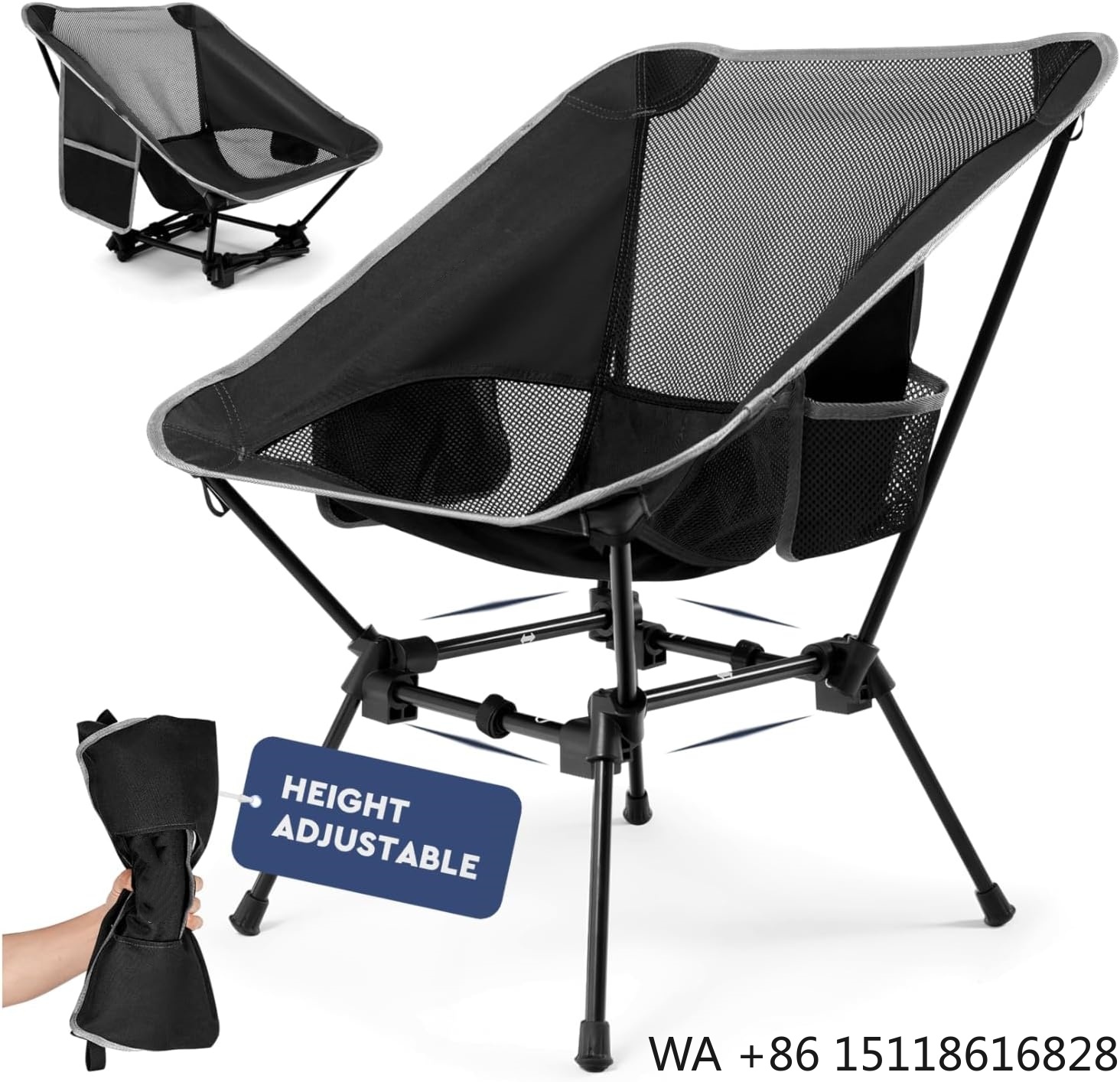 Outdoor Camping Set - Cadeira de Camping Leve, Cadeira de