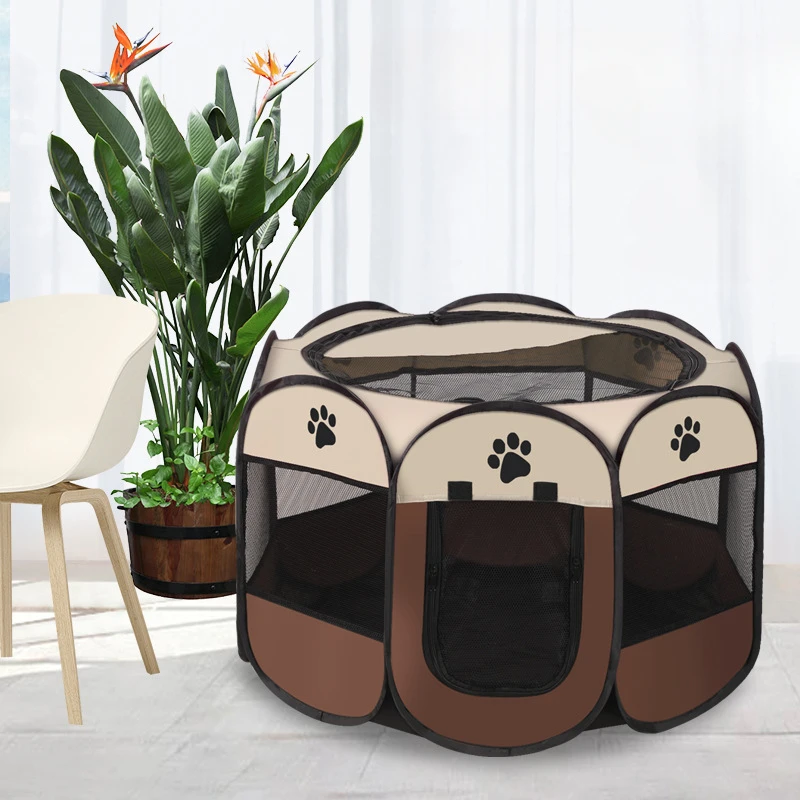 Outdoor Camping Dog Fence - Portátil dobrável pet tenda canil cerca
