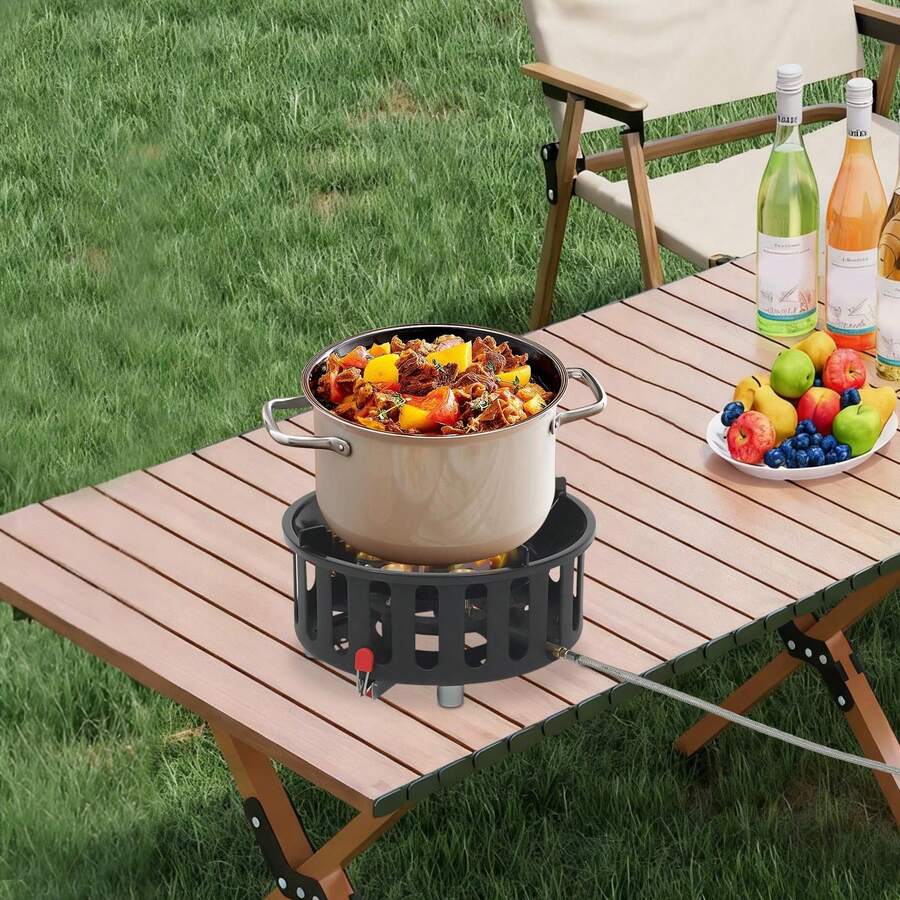 Outdoor Camping Gas Stove - Fogão Portátil para Camping com 3