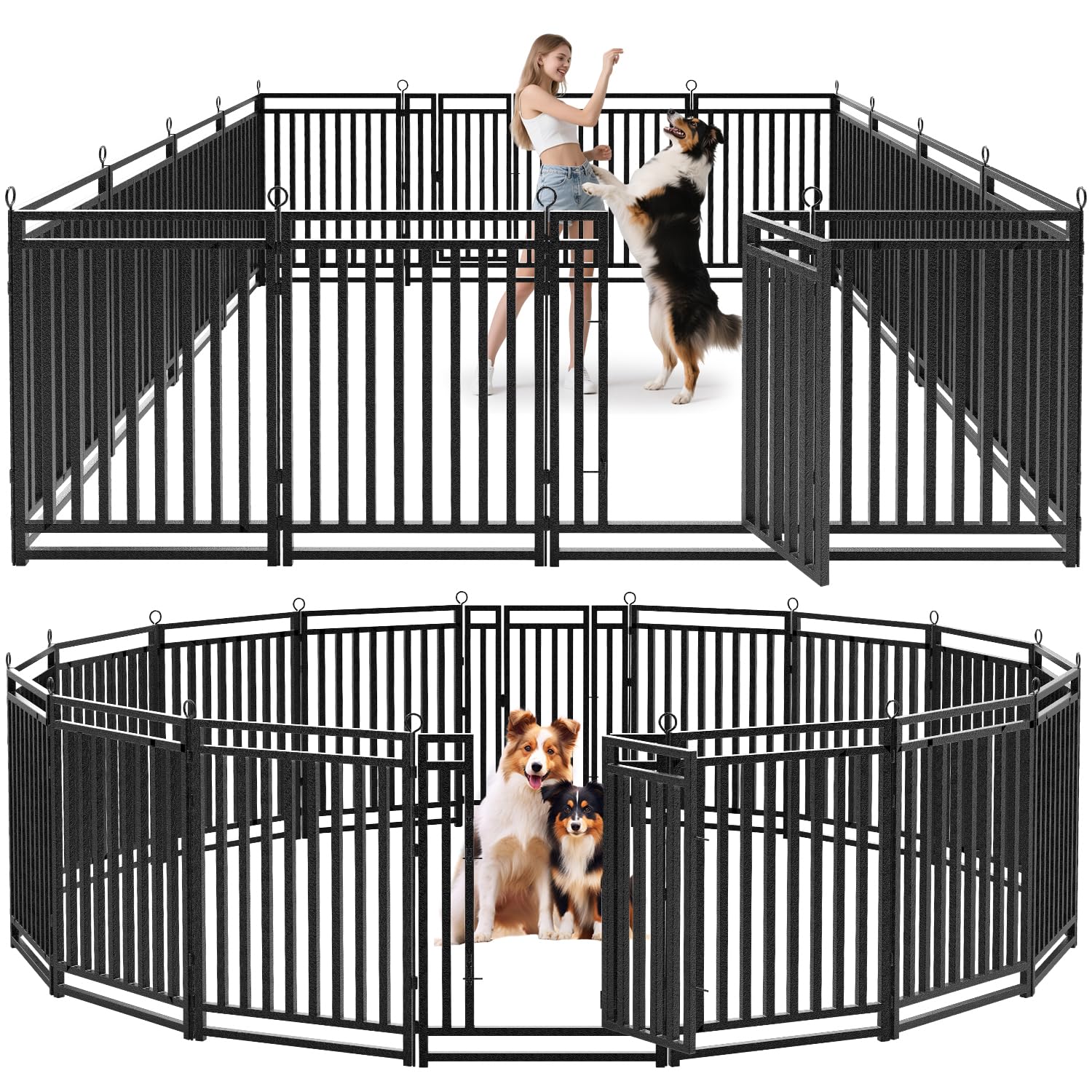 Outdoor Camping Dog Fence - Cerca para Cães Reforçada para Exterior,