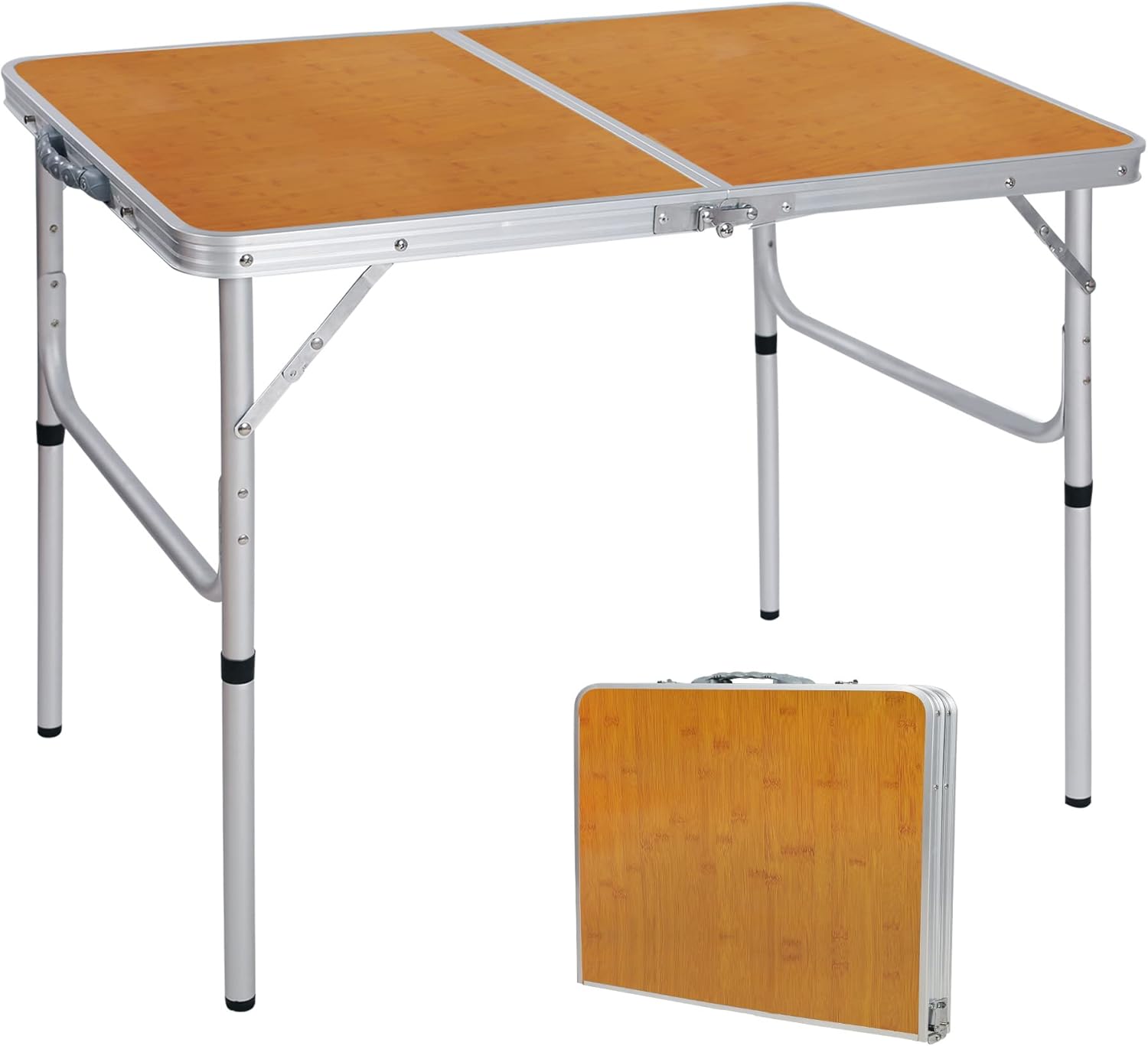 Outdoor Camping Cooking Table - Mesa de Camping Dobrável Ajustável em