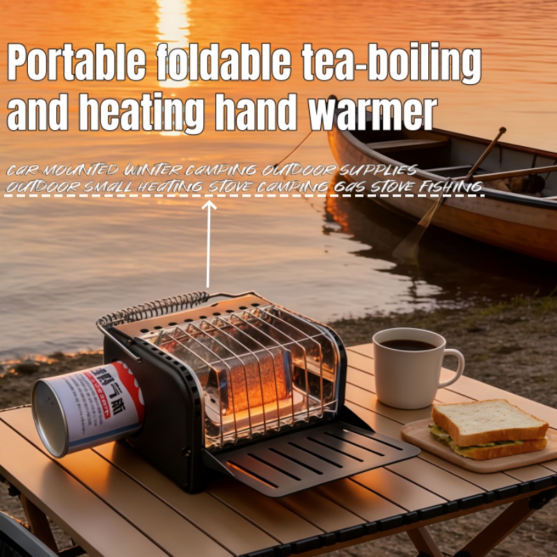 Outdoor Camping Gas Heater - Fogão a gás portátil de 1200W
