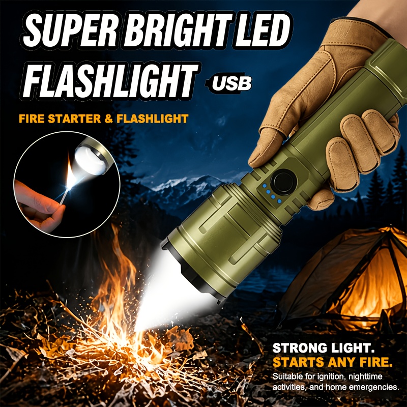 Battery Outdoor Camping - Lanterna, Isqueiro e Power Bank em