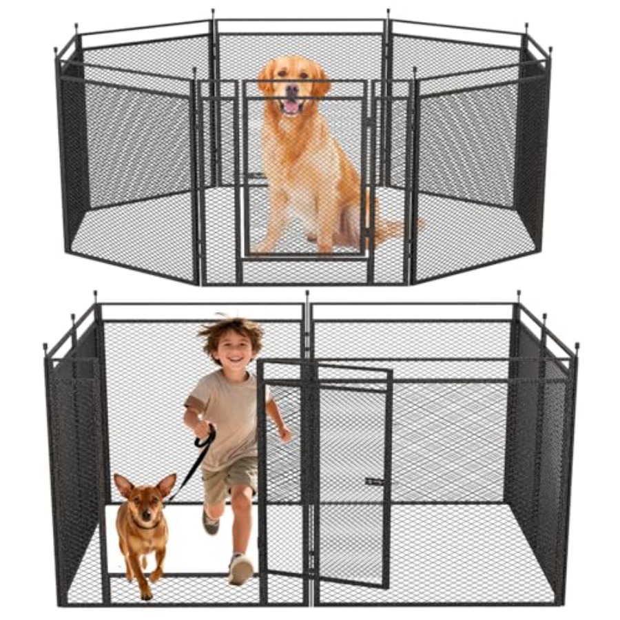 Outdoor Camping Dog Fence - Cercado para Cães com Tela de