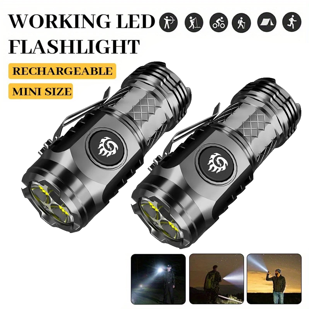 Battery Outdoor Camping - Lanterna led de alta potência, bateria
