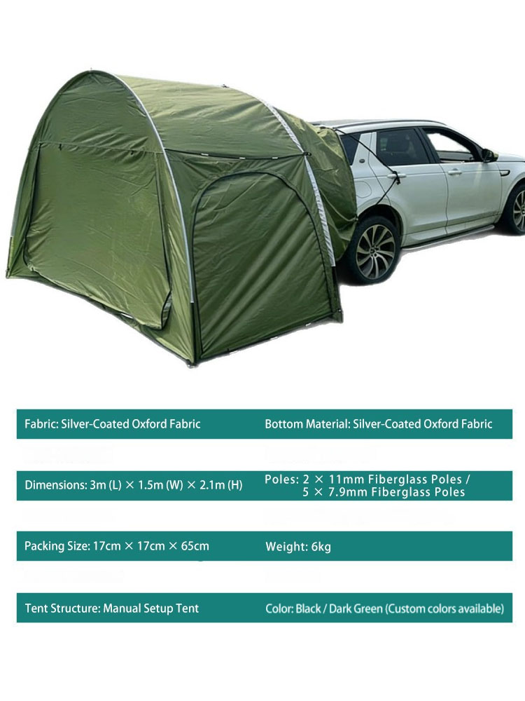 Outdoor Camping Canopy - Tenda Traseira para Carro para Camping