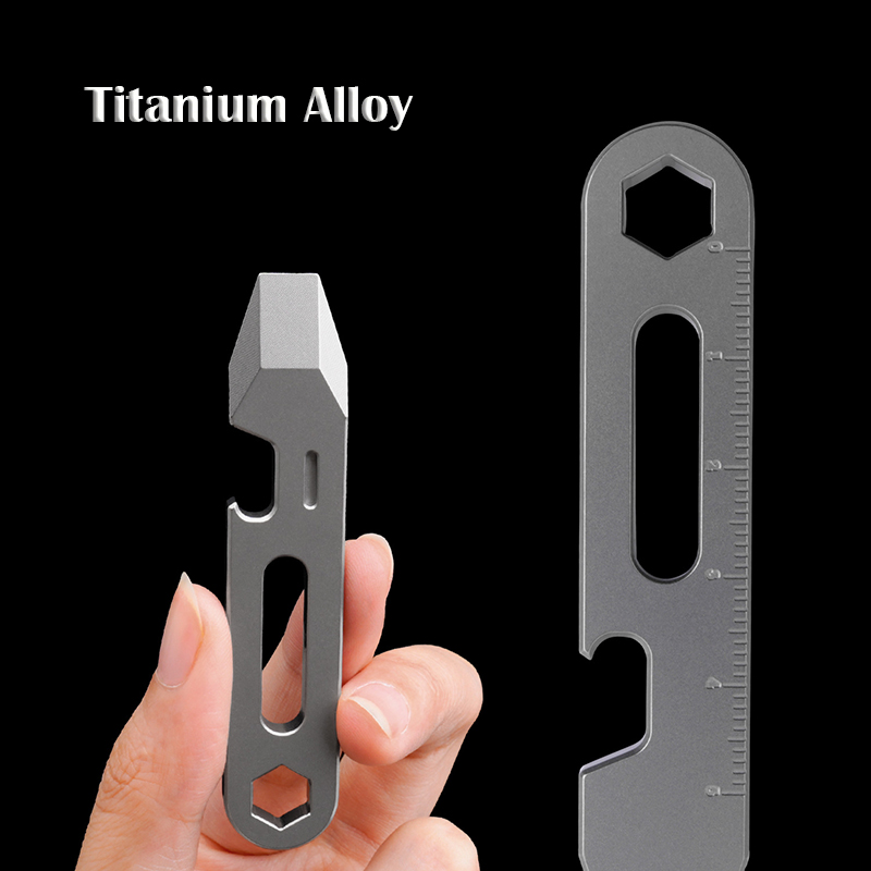 Outdoor Camping Essential Gear - 8cm cnc tc4 liga de titânio