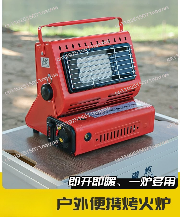 Outdoor Camping Gas Stove - Aquecedor Portátil para Camping, Caminhadas e