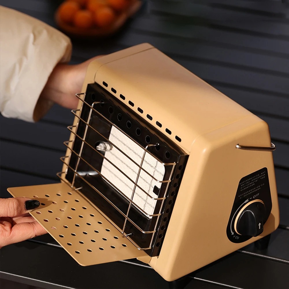 Outdoor Camping Gas Heater - Fogão a Gás Portátil 1.5KW, Aquecedor