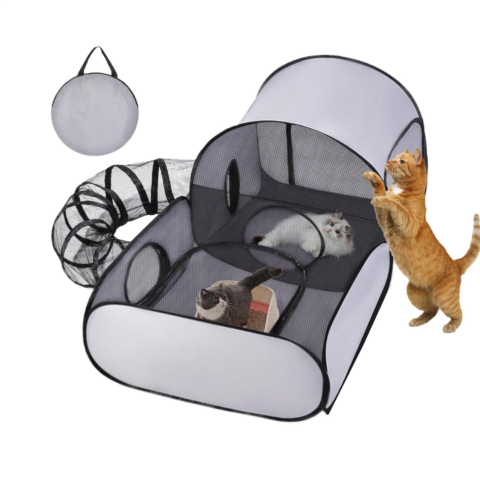 Outdoor Camping Dog Fence - Cerca para cães 2025 com túnel