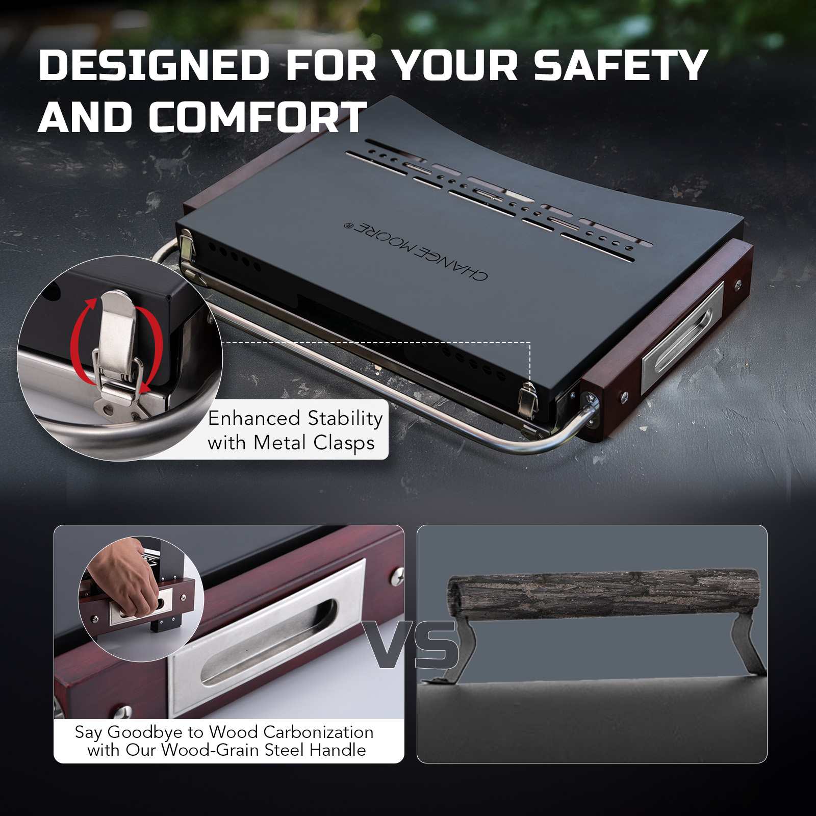 Mudança moore forno dobrável p - Outdoor Camping Oven avaliação e preço