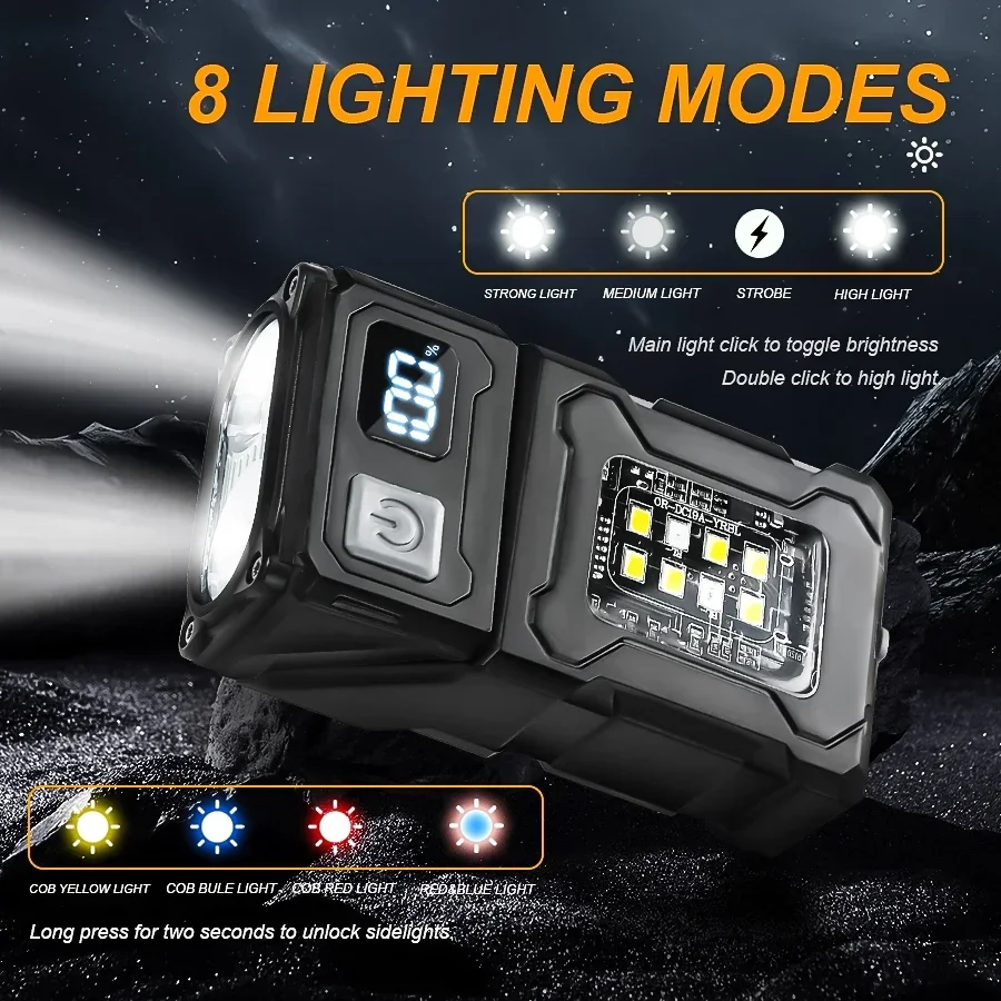 Mini portátil led cob lanterna - Battery Outdoor Camping avaliação e preço