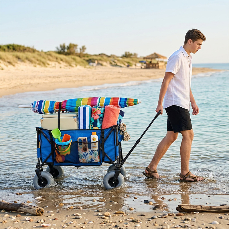 Carrinho de Praia Metálico Dob - Outdoor Camping Set avaliação e preço