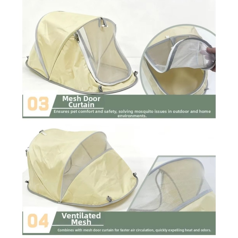 Tenda portátil para cães, prot - Outdoor Camping Dog Fence avaliação e preço