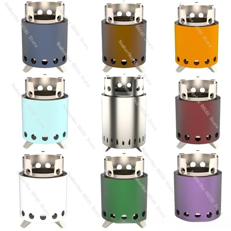 Fogão de fogueira de aço inoxi - Outdoor Camping Wood Burning Stove avaliação e preço