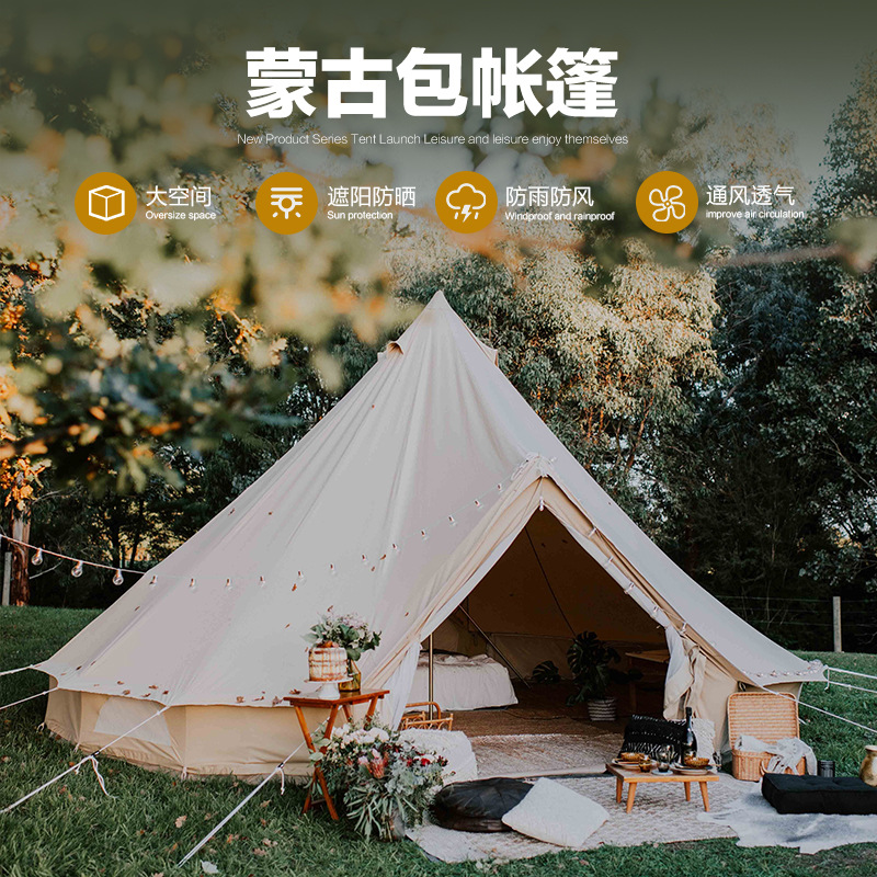 Barraca de yurt indiana ao ar  - Outdoor Yurt Camping avaliação e preço