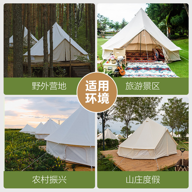 Barraca de yurt indiana ao ar  - Outdoor Yurt Camping avaliação e preço