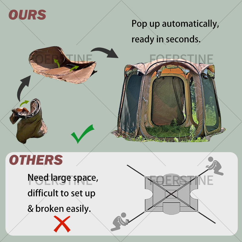 Tenda de Camping para 6 Pessoa - Outdoor Camping Canopy avaliação e preço