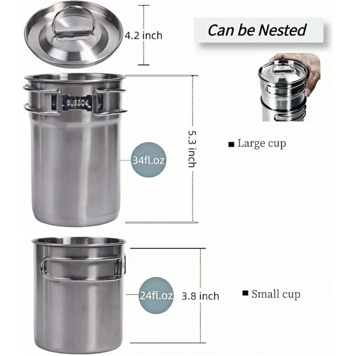 Canecas Dobráveis para Camping - Outdoor Camping Kitchen Set avaliação e preço