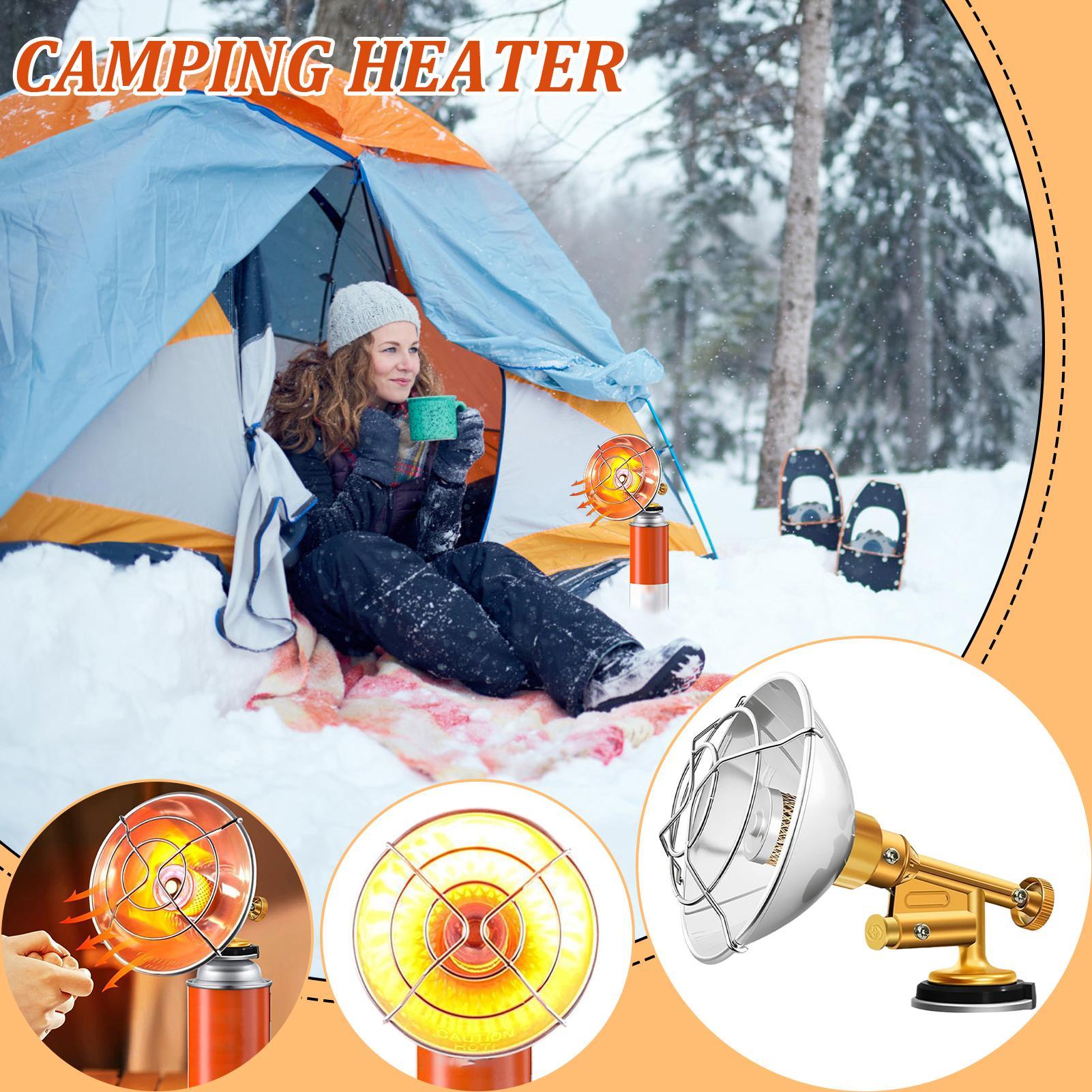 Aquecedor portátil para acampa - Outdoor Camping Gas Heater avaliação e preço