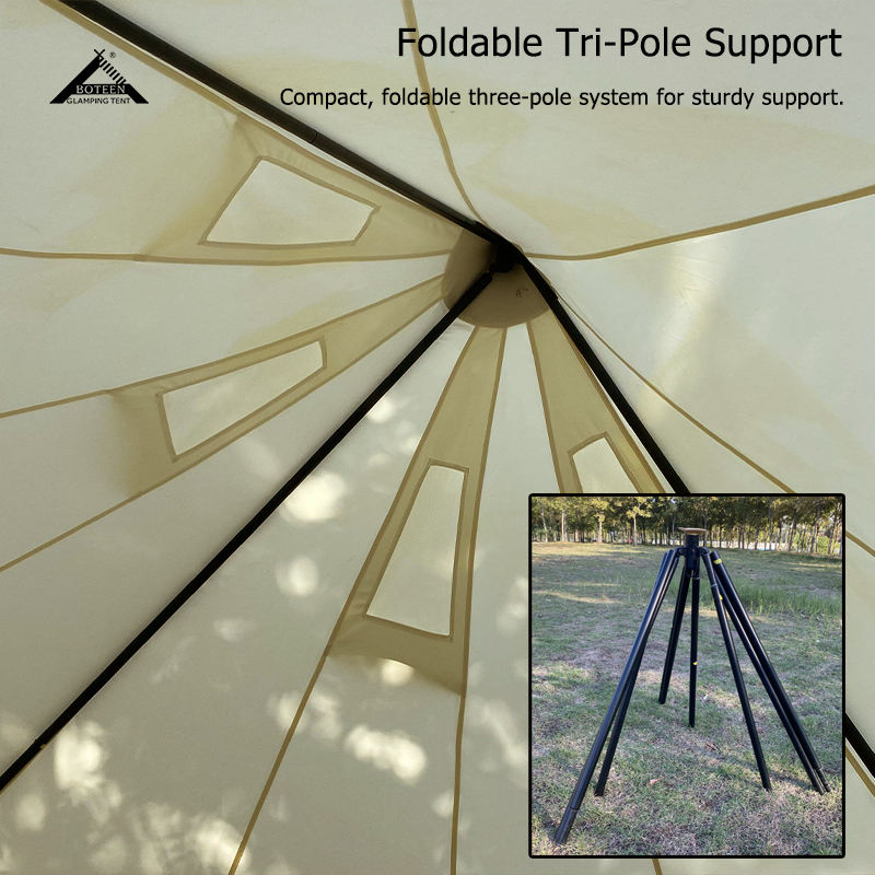 Tenda de Algodão para Acampame - Outdoor Yurt Camping avaliação e preço