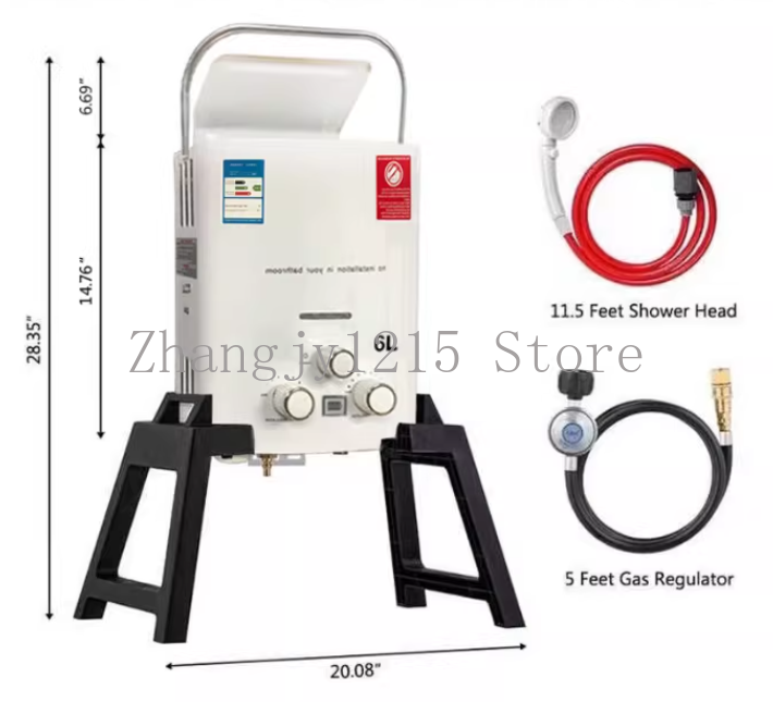 Aquecedor de água sem tanque a - Outdoor Camping Hot Water Heater avaliação e preço