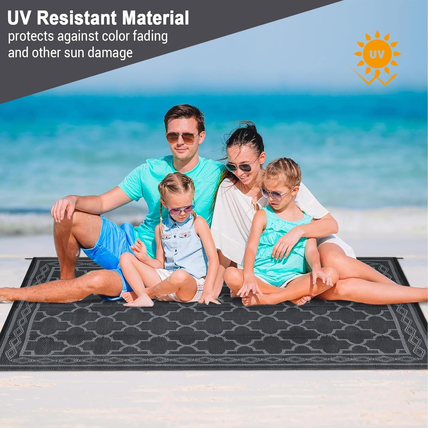 Tapete de Plástico para Exteri - Outdoor Camping Rugs 8X10 avaliação e preço