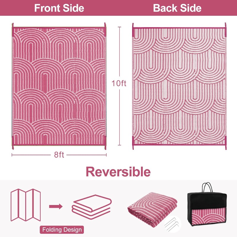 Tapete Externo Extra Grande 8X - Outdoor Camping Rugs 8X10 avaliação e preço