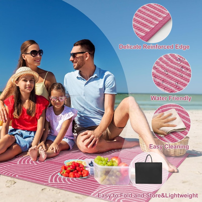 Tapete Externo Extra Grande 8X - Outdoor Camping Rugs 8X10 avaliação e preço