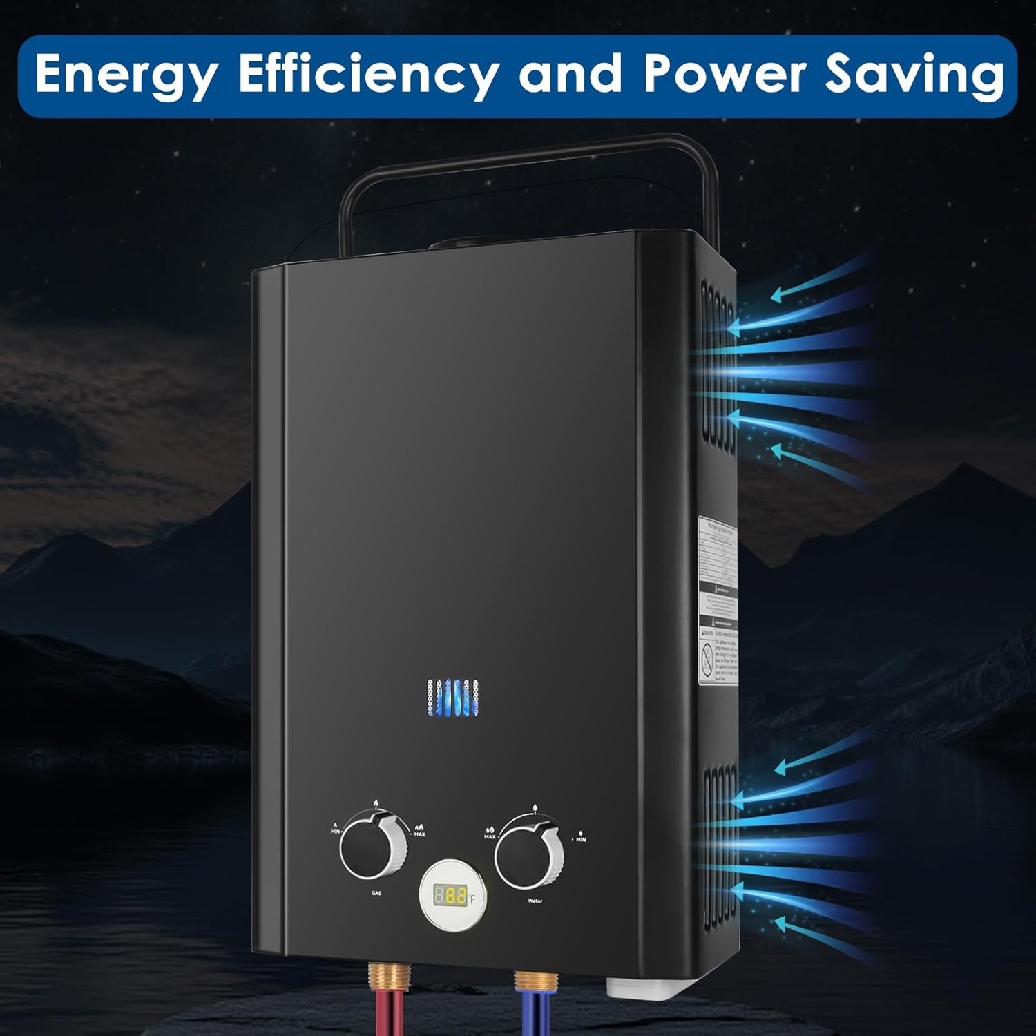 Aquecedor de Água Sem Tanque a - Outdoor Camping Hot Water Heater avaliação e preço