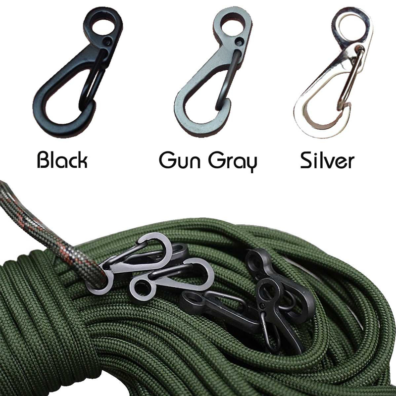 10 pçs/lote mini mosquetão par - Outdoor Camping Essential Gear avaliação e preço