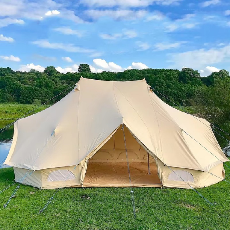 Tenda de Parede Grande de Lona - Outdoor Yurt Camping avaliação e preço
