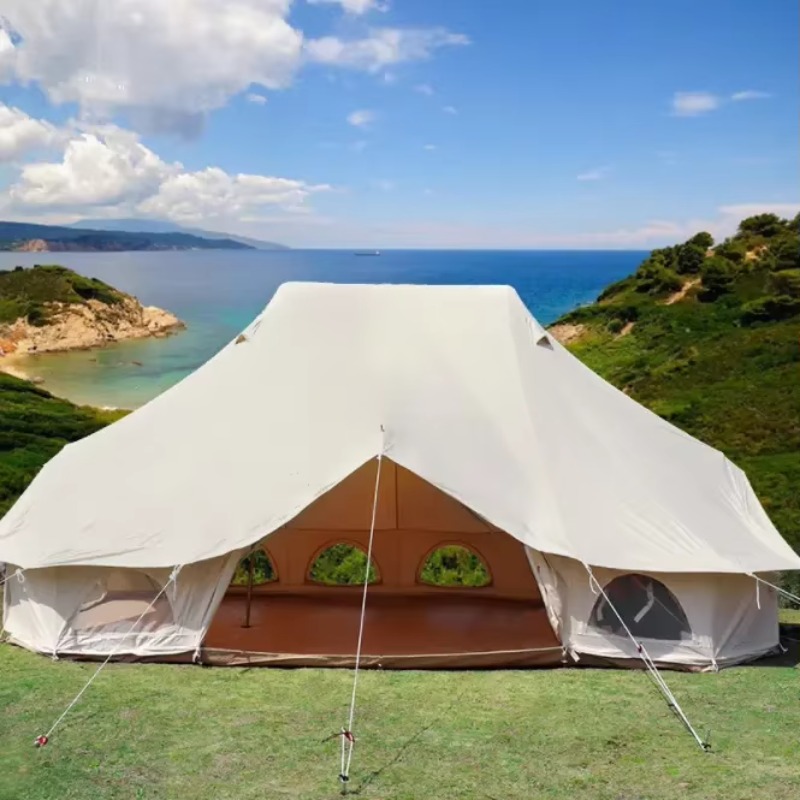 Tenda de Parede Grande de Lona - Outdoor Yurt Camping avaliação e preço