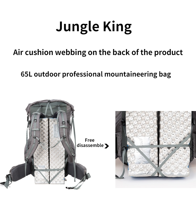 Mochila de Hiking JungleKing C - Lightweight Backpack 65L avaliação e preço