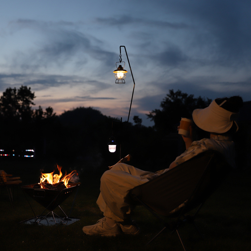Grelha de churrasco dobrável d - Outdoor Camping Wood Burning Stove avaliação e preço