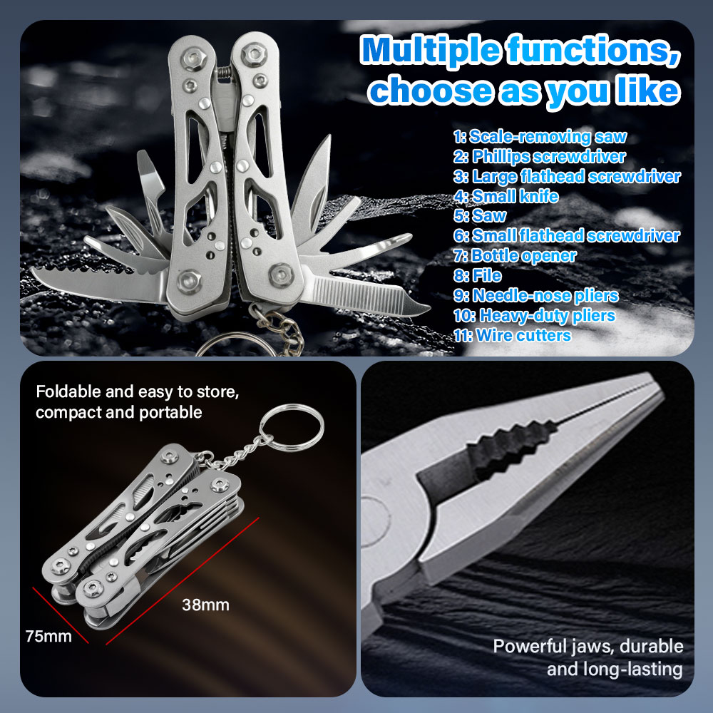 Alicate Multiferramenta Dobráv - Outdoor Camping Essential Gear avaliação e preço