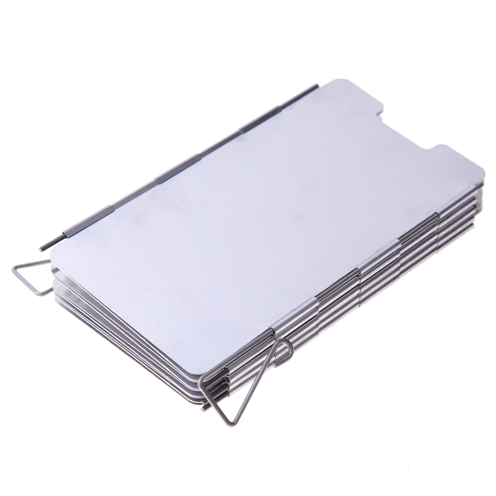 Protetor de Vento Dobrável par - Outdoor Camping Gas Stove avaliação e preço