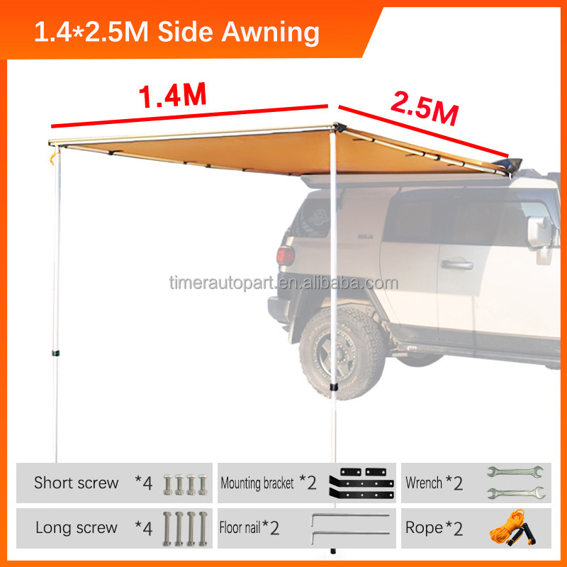 Toldo Lateral Personalizado co - Outdoor Camping Canopy avaliação e preço