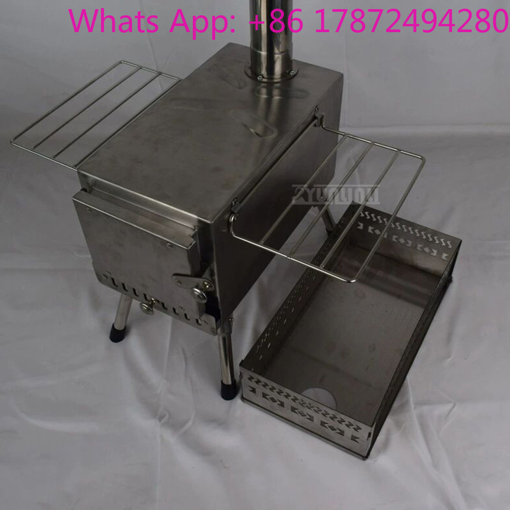 Fogão Portátil a Lenha para Aq - Outdoor Camping Wood Burning Stove avaliação e preço