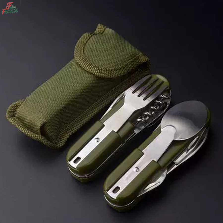 Conjunto de Utensílios de Viag - Outdoor Camping Essential Gear avaliação e preço