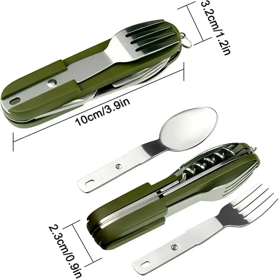 Conjunto de Utensílios de Viag - Outdoor Camping Essential Gear avaliação e preço
