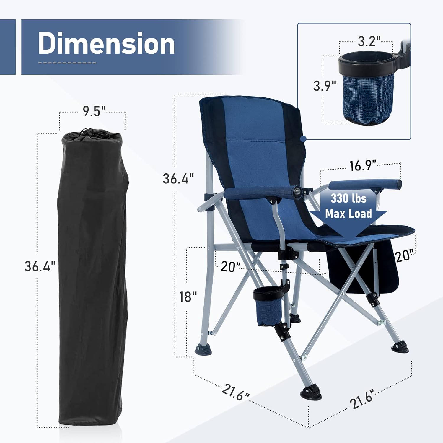 Cadeira de Praia Portátil e Do - Outdoor Camping Set avaliação e preço