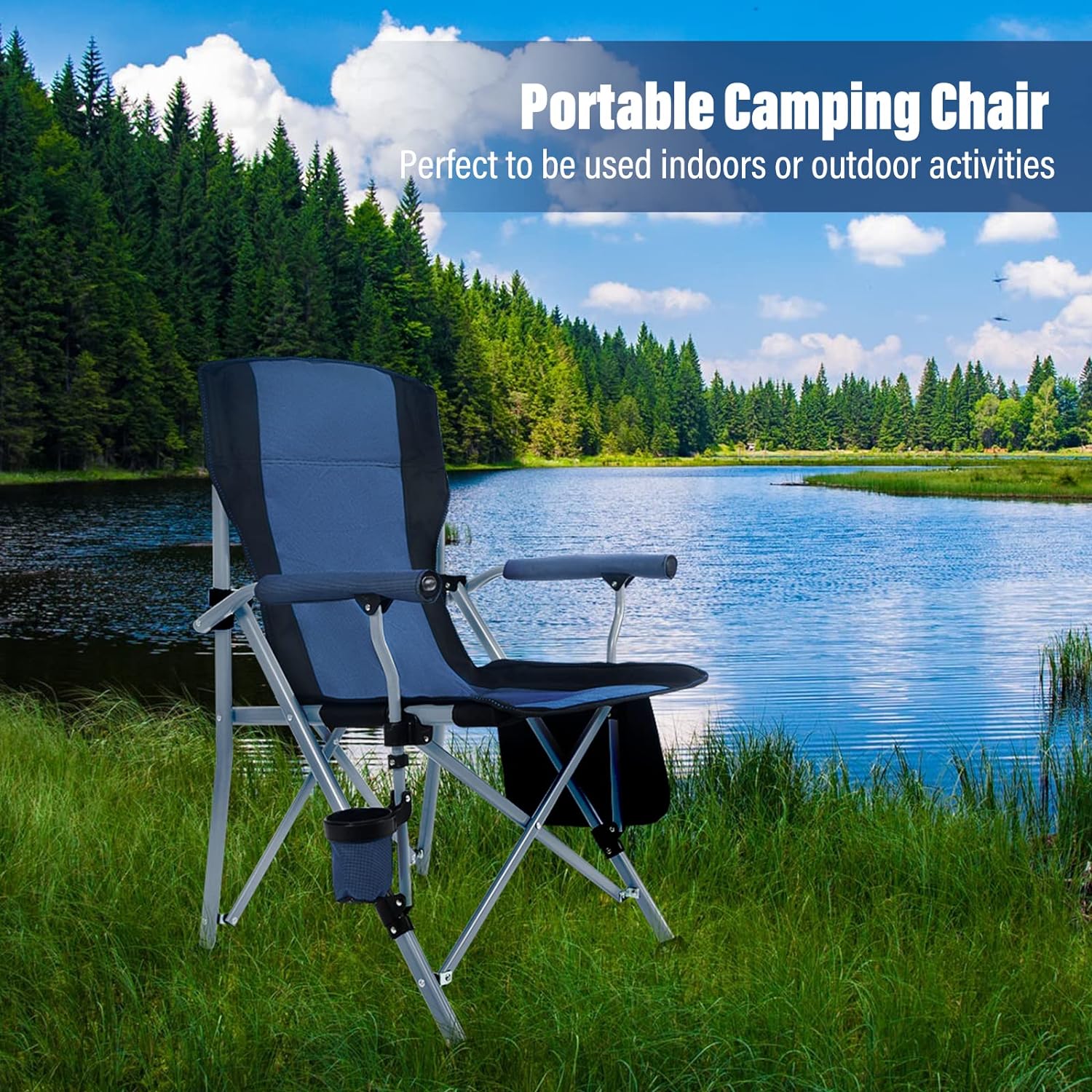 Cadeira de Praia Portátil e Do - Outdoor Camping Set avaliação e preço