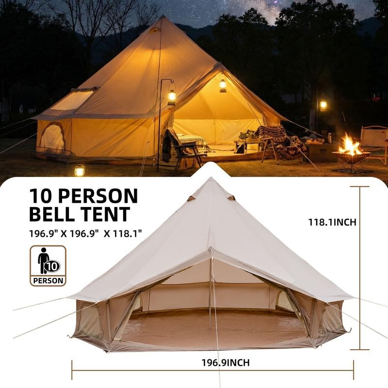 Tenda Bell para 4 Estações 16. - Outdoor Yurt Camping avaliação e preço