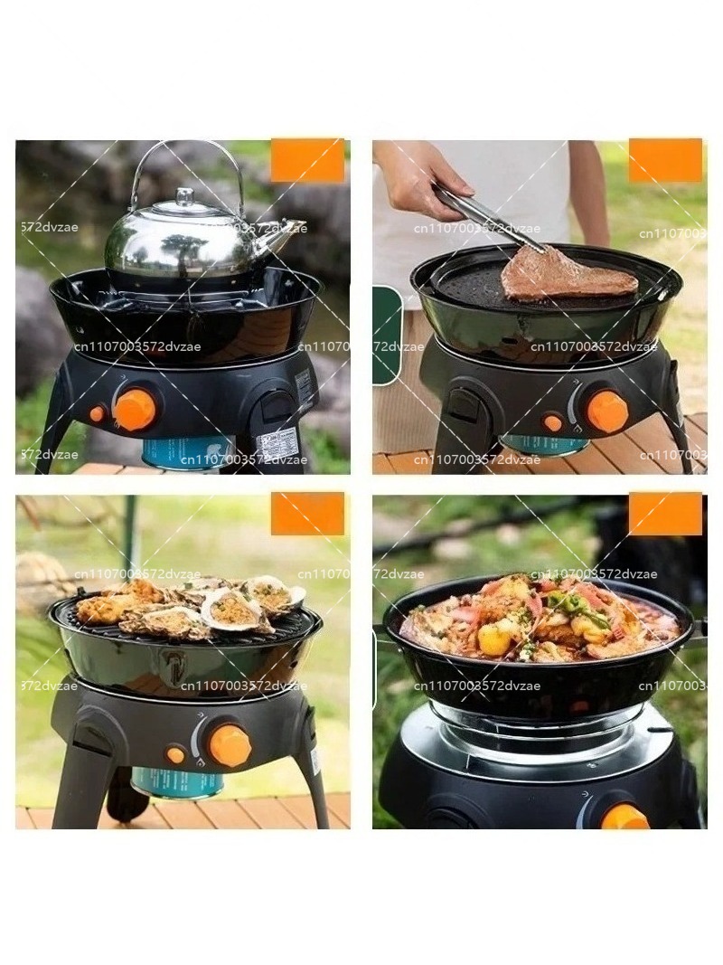 Fogão a Gás Multifuncional par - Outdoor Camping Gas Stove avaliação e preço