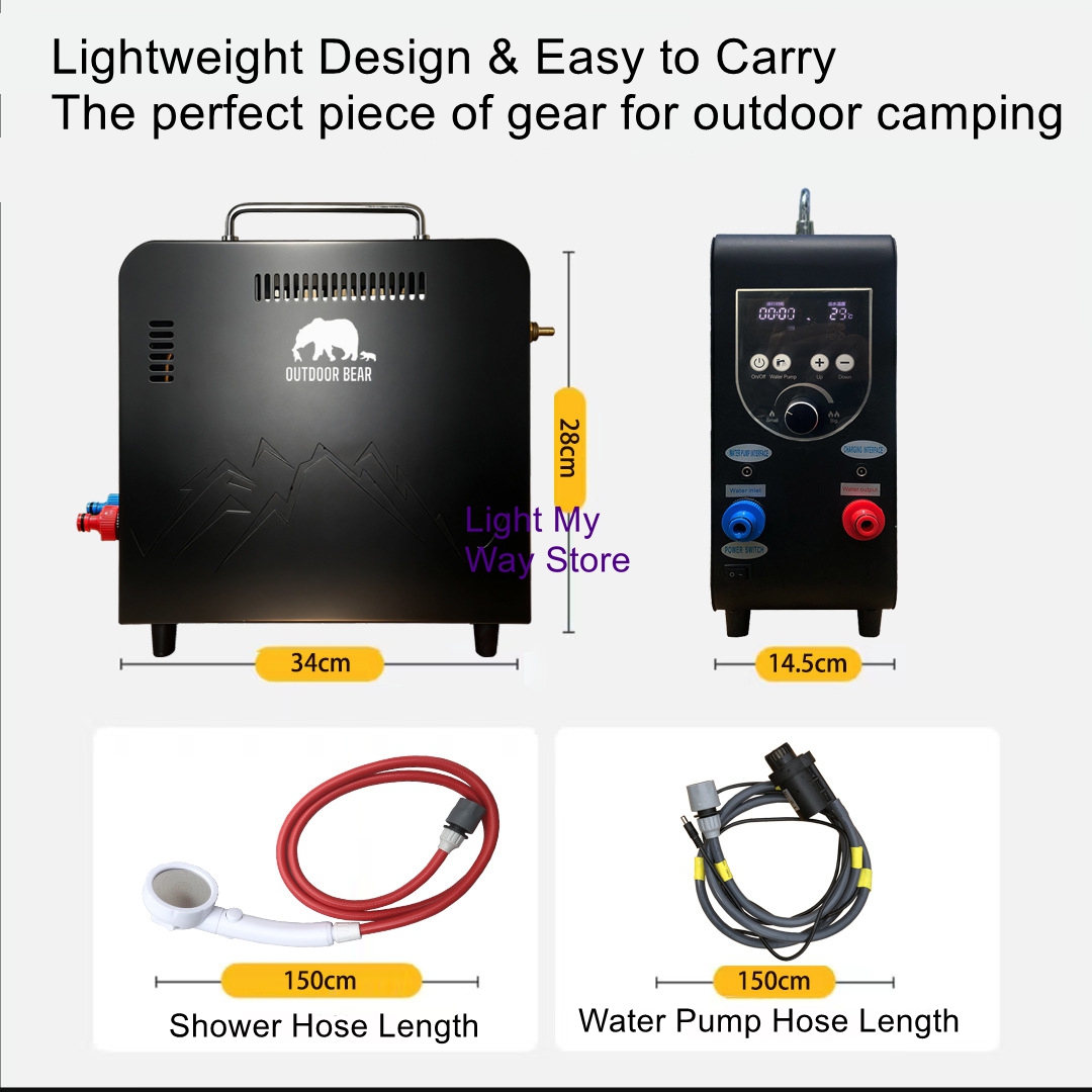 Aquecedor de Água a Gás Portát - Outdoor Camping Gas Heater avaliação e preço