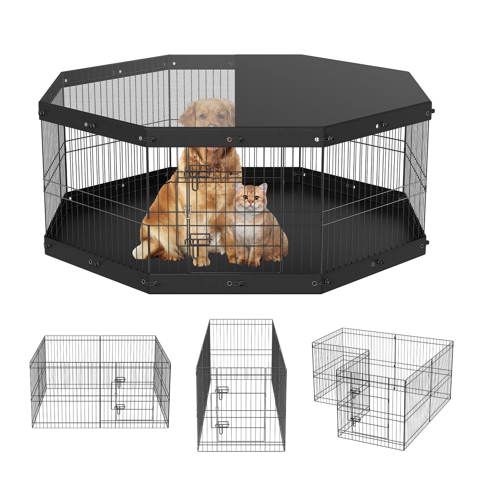 Cercado para Cães, Canil Metál - Outdoor Camping Dog Fence avaliação e preço